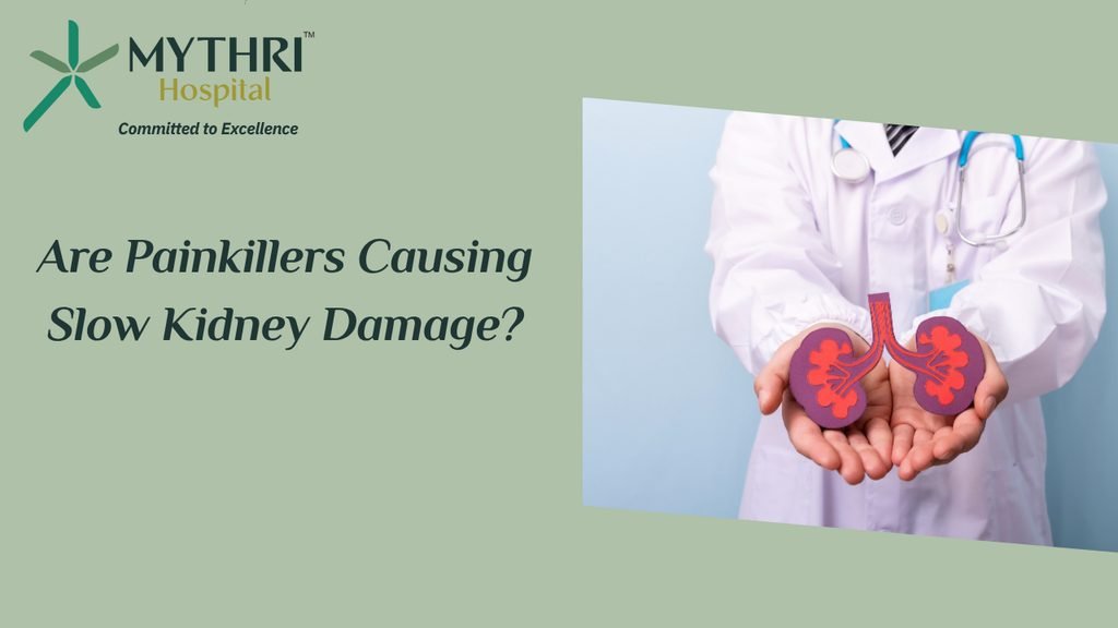 Painkillers and kidney damage explained by Mythri Hospitals