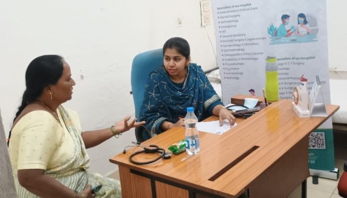 Health Camp at Hyderabad Central University